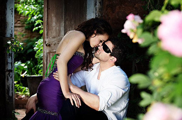 C0023 23. Time for passion near the potting shed. Sarah and Frans brief was Lady Chatterleys lover :) Utilising the beautiful backlight and filling with the panelite.