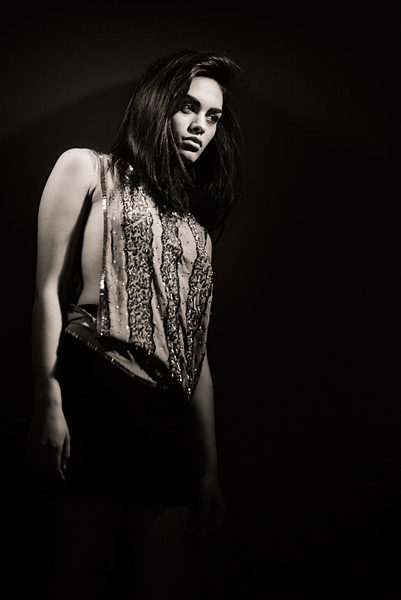 3. Another simple single light shot.