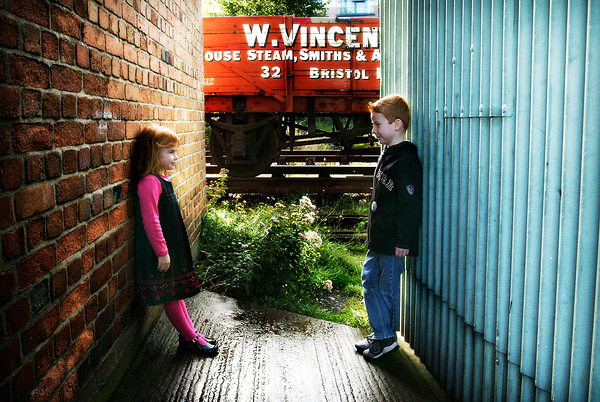 Taken in Bristol using a Hasselblad H1 and a Phase One P25 back. The wide angle lens was put to good use to strengthen the lines of convergence. The text adds a location stamp.