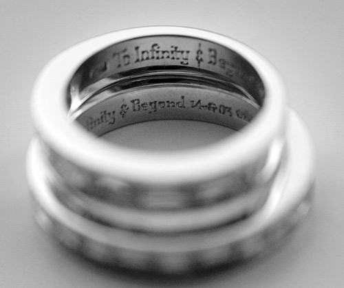 01_02 It didn’t make it any easier that the inscription was on the inside of the rings! So I used a shallow depth of field to emphasise the message. ISO 800 f/4 at 1/500th