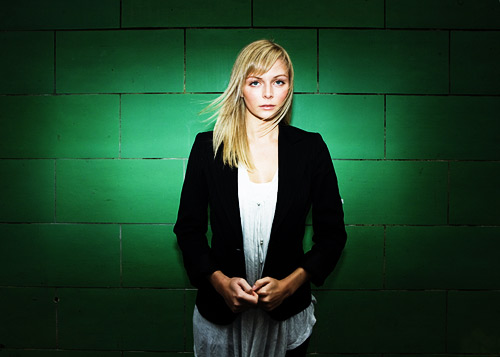 I seemed to revel in Dublin's shiny surfaces. These green glazed tiles were perfect for this on camera flash picture.