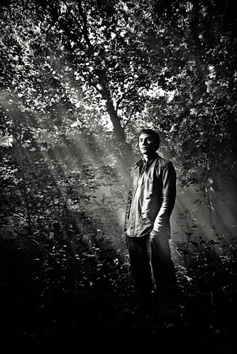 Another dramatic shot lit with a Speedlight on a stand.