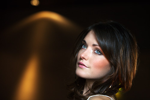 A 30w downlighter provided the background pattern and windowlight flodded the foreground.