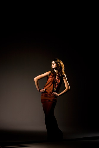  I used just three hard lights and a white background for this shot. It's amazing what can be achieved with a little know how.
