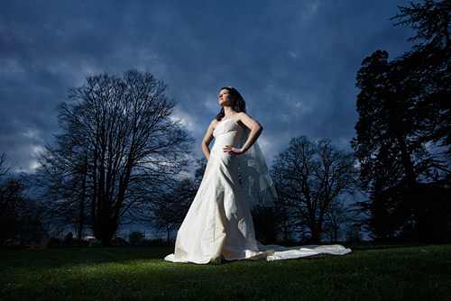 Just one of the wow pictures on my new DVD. ISO 800, f/10 @ 1/125th second exposure. Program exposure mode on my Canon 5D set at -2 stops with a 580EX2 Speedlight on a stand, zoomed to 105 mm and triggered by an STE2 transmitter.