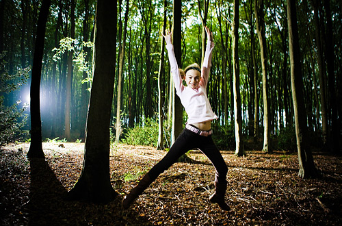 day-four-selected-36a A combination of the Mobil kit and a Speedlight was needed for this picture. When you need to light a whole wood, quite a bit of power is needed.