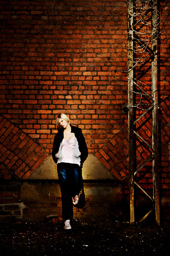 A slash of flash set this shot by Chris alight.
