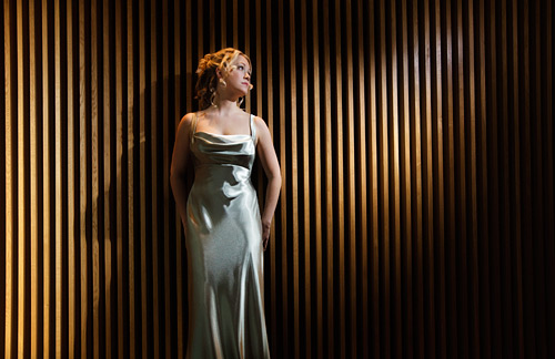 I shot this using just one Speedlight and the ambient light that was in the corridor.