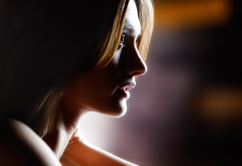 The same space can deliver low key and high key portraits alike.