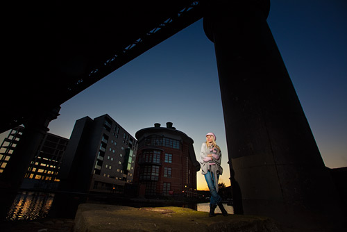 By dusk we could use Speedlights again at greater working distances.