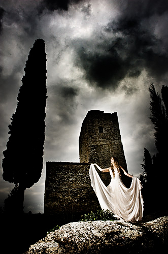 Chris made the most of the few hours of cloud we had all week by incorporating it into this fine shot.