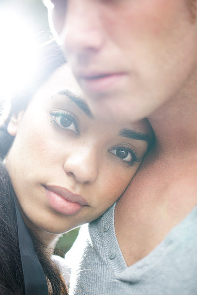 The flare was provided by an up stage Speedlight. I like to make my own sun when faced with overcast conditions.
