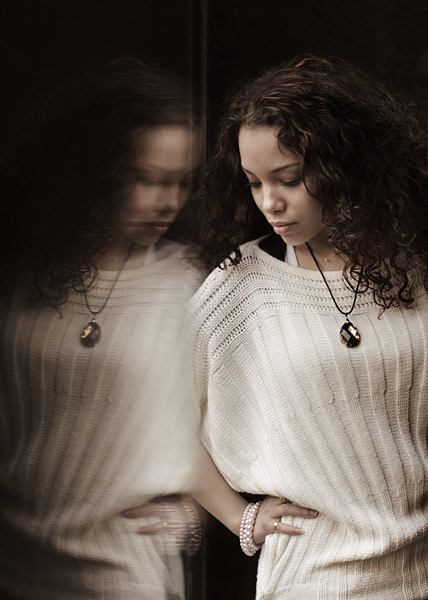 9. Another of the four or so frames taken with this reflection. The pose is reflective too.