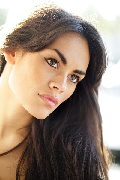 20. Heavenly jaw line, cheek line, and eye line bathed in extraordinary light. Deceptively deep emotion.