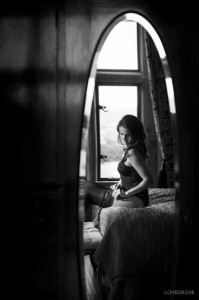 Model Elle Richie in a Lovegrove boudoir shoot with the X-Pro1