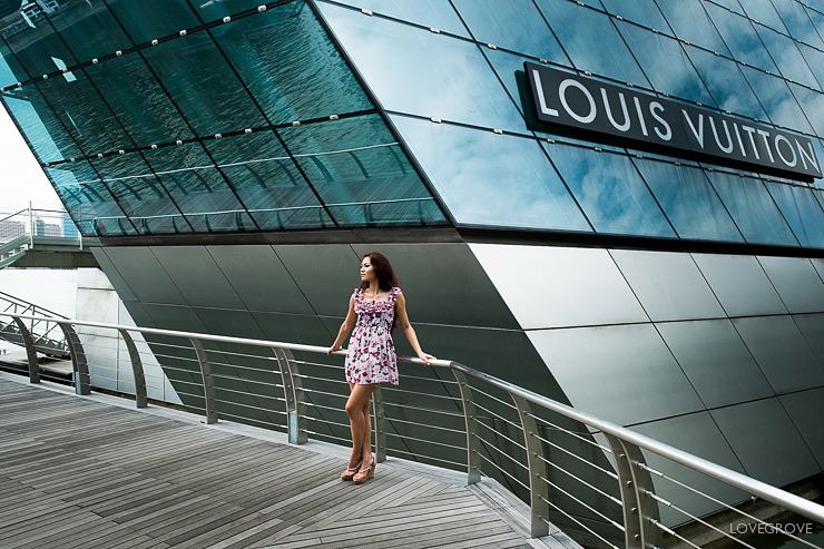 29. It was hard to avoid the LV branding here.