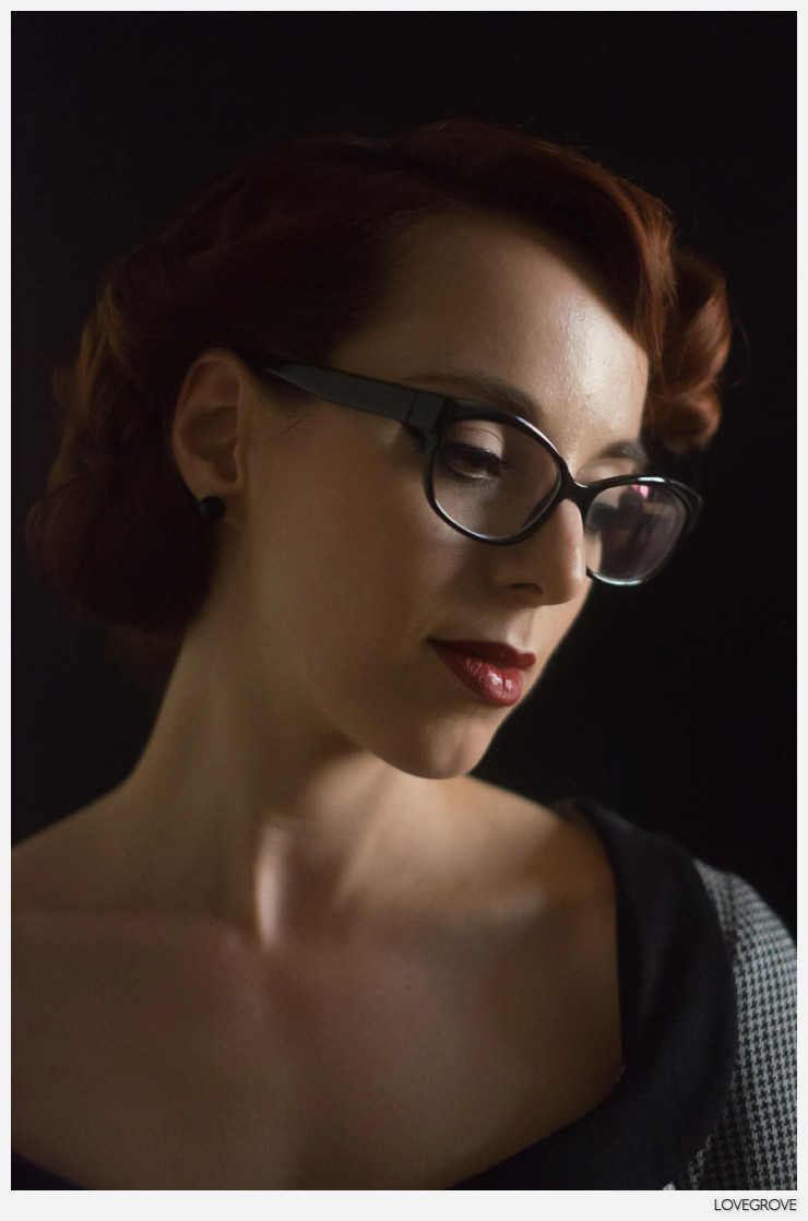 08. We were off to lunch at a nearby bistro and I grabbed this shot of Rina while we were waiting for the lift. ISO 4000 is fine on the X-T10 :)