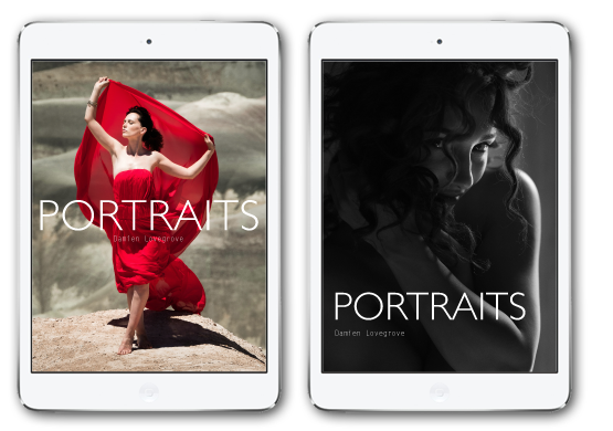 Portraits by Damien Lovegrove. The all new eBook
