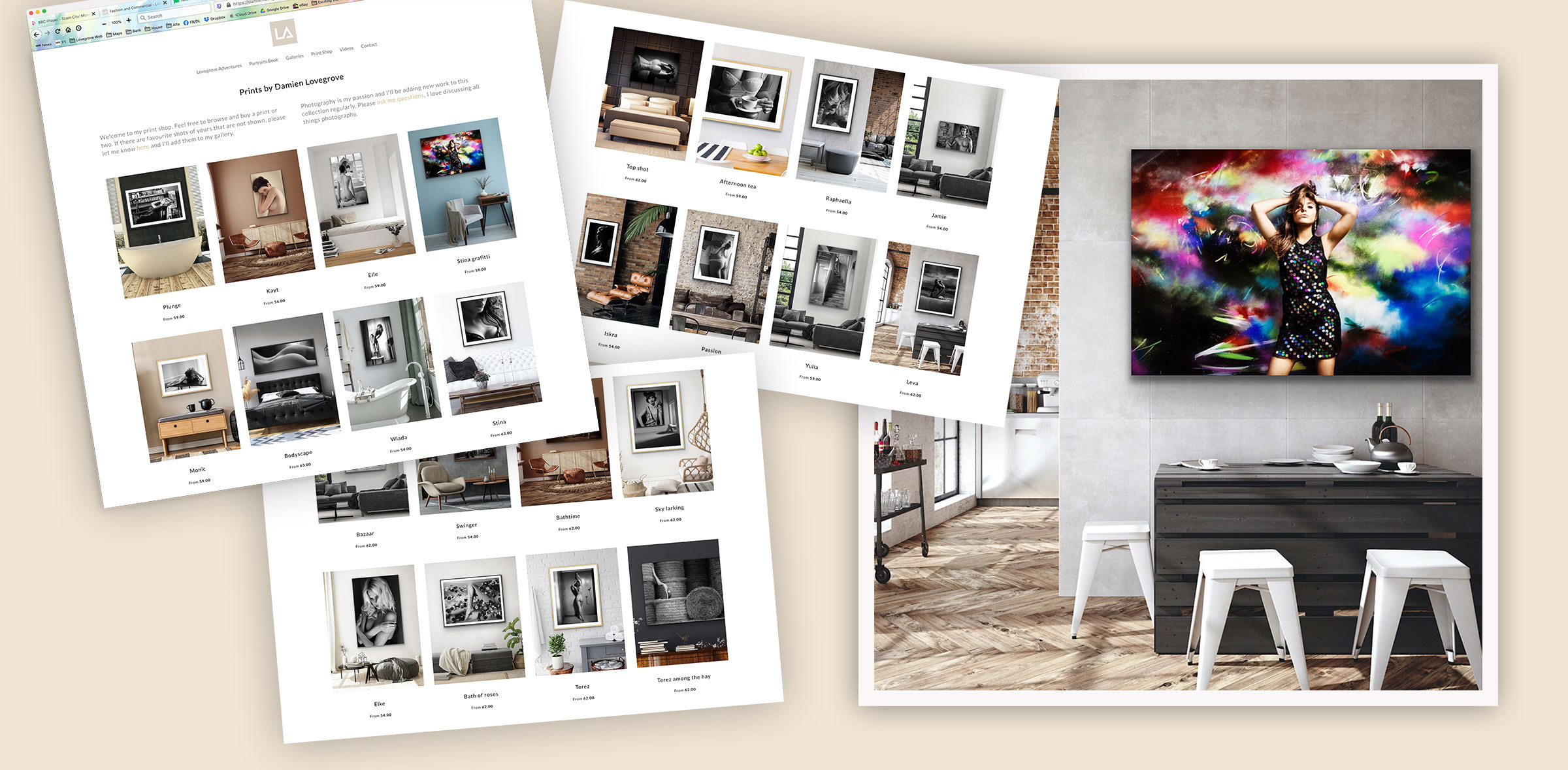 Print Shop is a platform that showcases the work of Damien Lovegrove